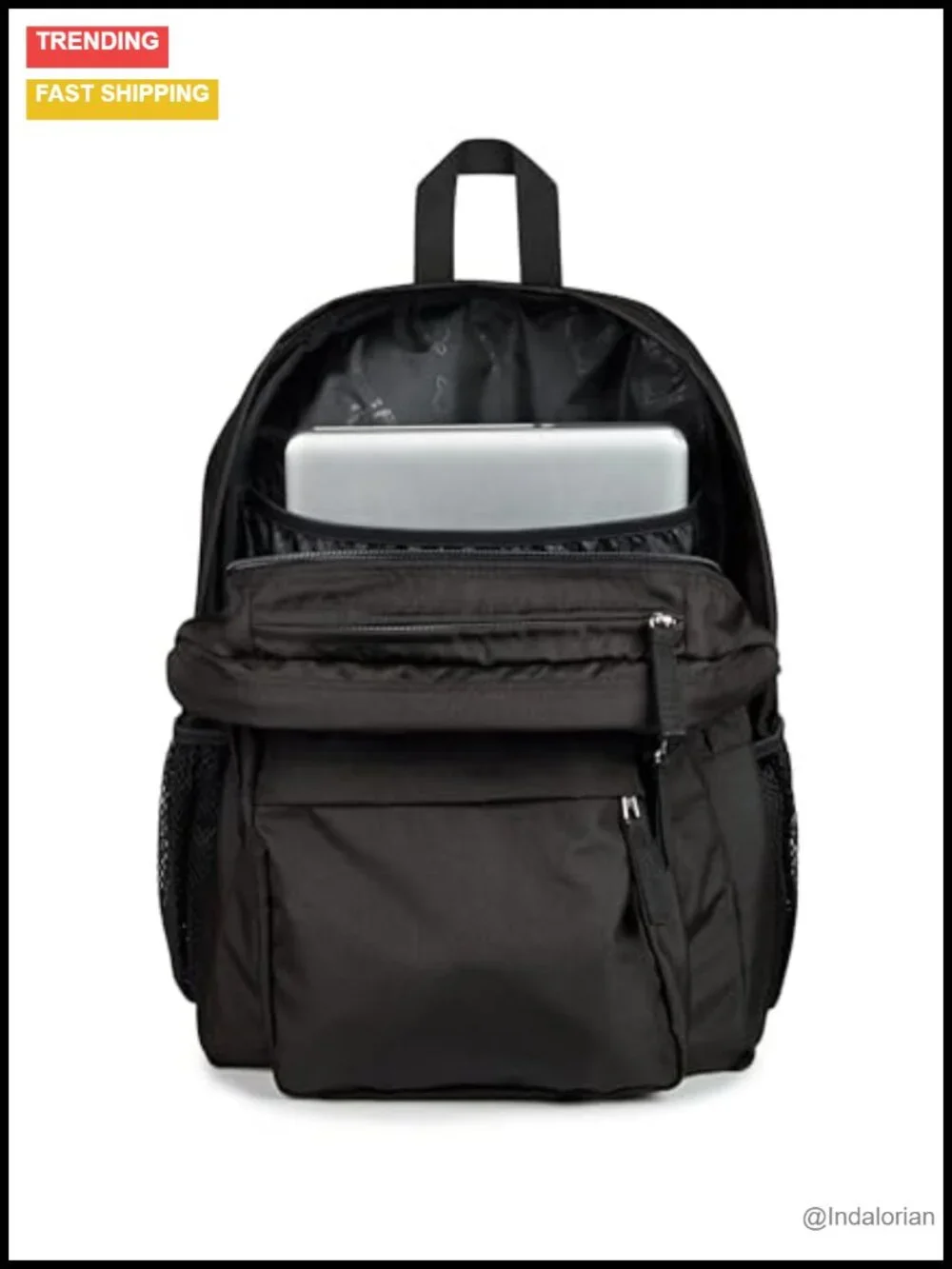 Laptop Backpack with Water Bottle Pockets - School Travel Work